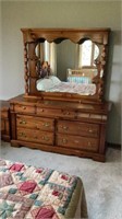 Dresser with Mirror
62 x 20 x 72 tall
