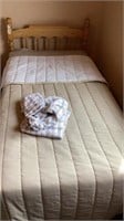 Twin Bed with Mattress and Box Spring