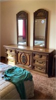 Dresser with Mirror
73 1/2 x 19 x 31 tall