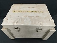 Vintage Military Metal Analyzer Case ZM-3A/U