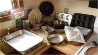 Assortment of Cooking Pans and Misc.