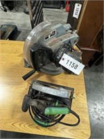 DELTA COMPOUND MITER SAW & KAWASAKI CIRC SAW