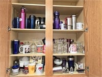 Assorted mugs and glasses lot