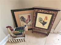 Chicken and roaster wall decor