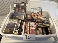 Assorted DVDS, VHS & CD’s