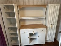 Hutch & 2 Storage Cabinets