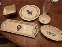 Christmas decor and serving lot