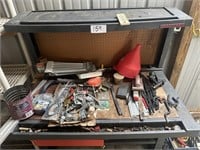 Craftsman Work Bench with Assorted Supplies
