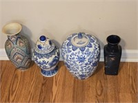 Ginger jars and oriental vases