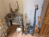 Giraffe decor lot