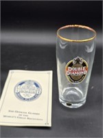Collector beer glass double diamond