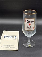 Collector beer glass Pilsener of El Salvador
