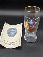 Collectors beer glass Tsingtao