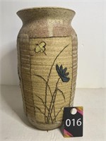 9"H Pottery Vase