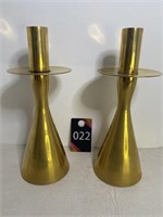 8" Brass Candle Stick Holders