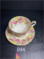 Roseanne Royal Stafford Bone China Tea Cup &Saucer