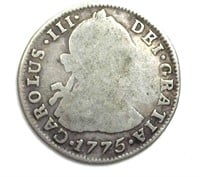 1775-PTS 2 Reales VG+ Bolivia