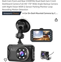 Dash Cam Front and Rear CHORTAU