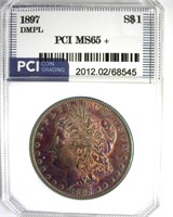 1897 Morgan MS65+ DMPL LISTS $7500