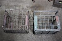 Metal Wire Dairy Crates