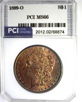 1899-O Morgan MS66 LISTS $475