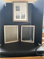 3 Picture Frames 2 12"x15" & 18"x14"