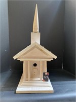 Bird House has broken steeple