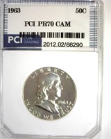 1963 Franklin PR70 CAM LISTS $850 IN 69 CAM