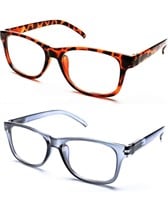 2 pairs of reading glasses
