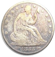 1855-O 50 Cents Very Good
