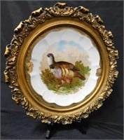 Antique china "Pheasant" game plate