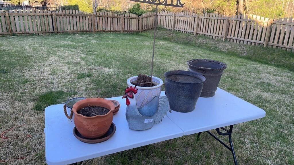 Lot of Various Planters