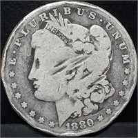 1880-S Morgan Silver Dollar