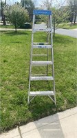 Werner Aluminam Step Ladder 6 Foot 250 lb Load