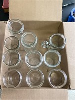 Assorted canning jars