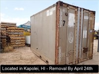 11' CONTAINER (NO REMOVAL BEFORE WEDNESDAY, APRIL