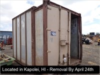 11' CONTAINER (NO REMOVAL BEFORE WEDNESDAY, APRIL