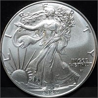 2024 1oz Silver Eagle Gem BU