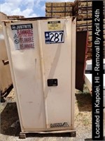 FLAMMABLE CABINET W/CONTENTS