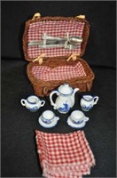Cute, doll china picnic set