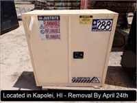 FLAMMABLE CABINET W/CONTENTS