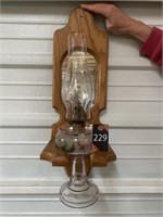 Oil Lantern with Wall Holder