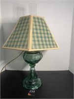 Electric Hurricane Lamp with Shade