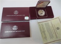 1988 US Olympic silver dollar proof