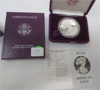 1986-S American Silver Eagle proof