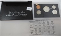 1992 US Mint Silver Proof set