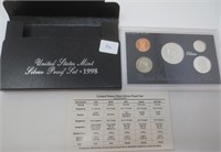 1998 US Mint Silver Proof set