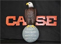 Heavy cast Case "Eagle on the Earth" wall plaque