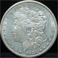 1883-S Morgan Silver Dollar, Better Date, Nice!