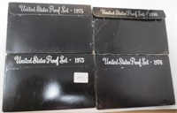 1973 to 1976 US Proof sets